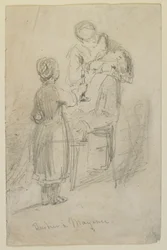 Barbier in Mainz, 1858